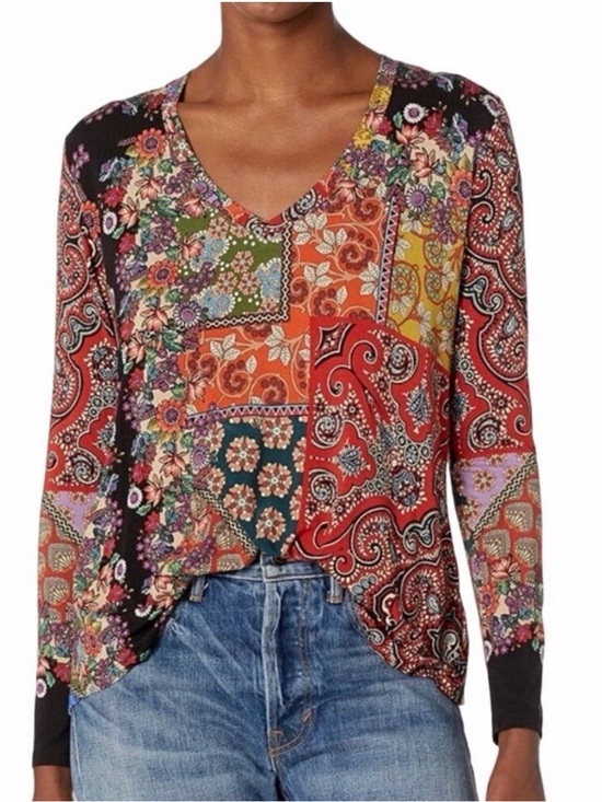 Johnny Was Tops - Johnny Was | NWOT Moa Favorite Paisley Floral Top size XL